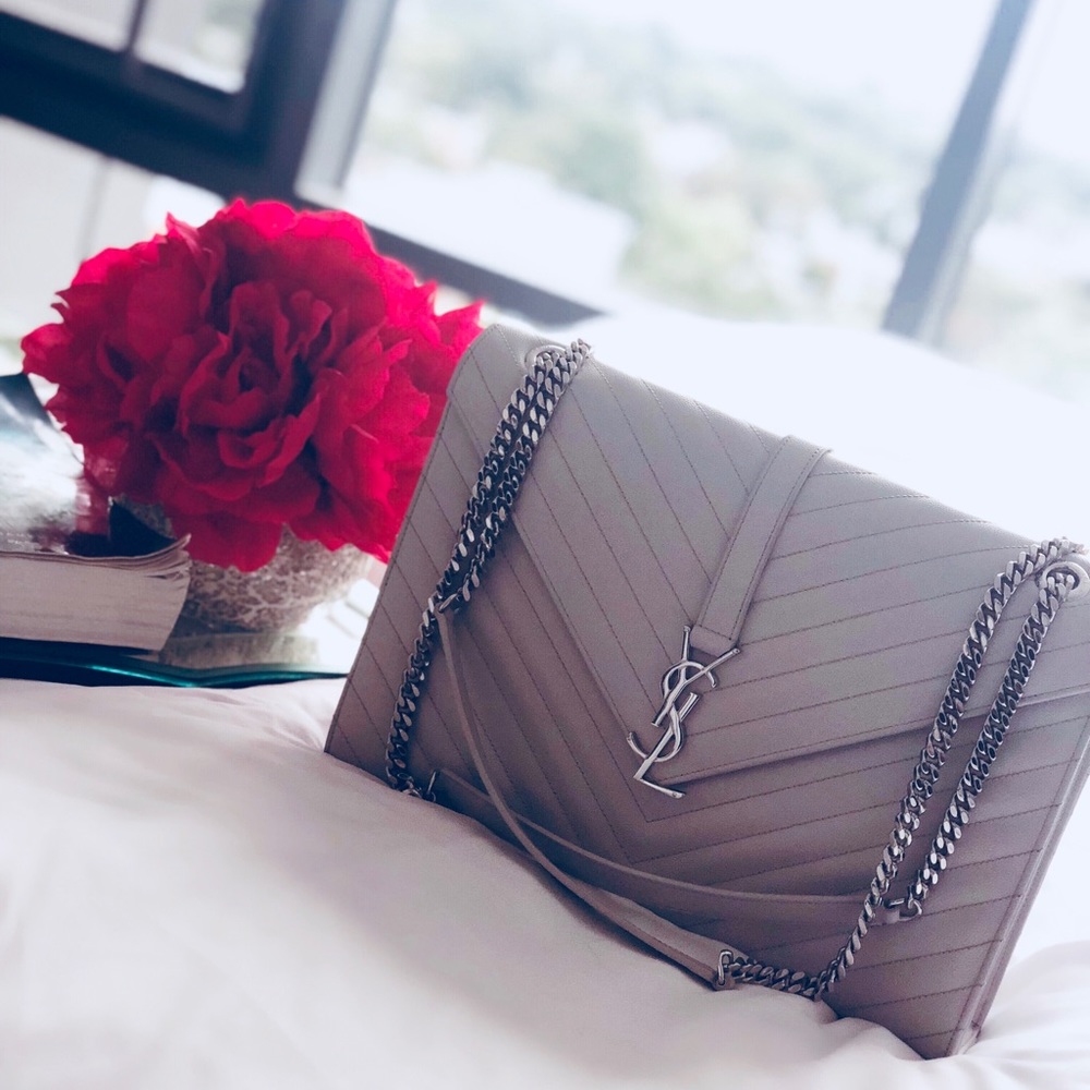 Saint Laurent Large Envelope Chain Bag